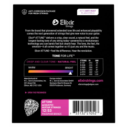 Elixir Attune Acoustic Phosphor Bronze 21052 Medium 12-53